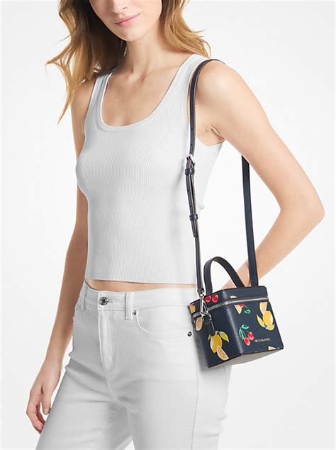 michael kors sandrine stud bag|Sandrine Small Sequined Fruit Print Crossbody Bag .